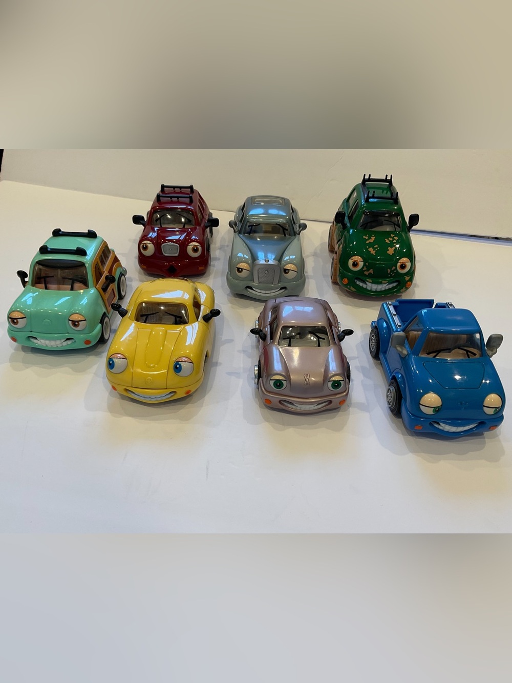 This collection features The Chevron Cars, a highly popular line of collectible,